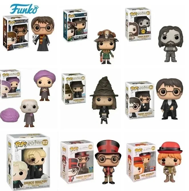 Funko Pop Collezione Figurine 10 Cm Harry Potter Serie Personaggi Sirius Dobby Snape Voldemort Hermione Ron Luna