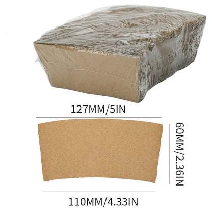 Bicchieri di Carta Usa e Getta con Coperchio 12 oz in Polpa di Bamboo per Bevande Calde o Freddo Ufficio e Casa