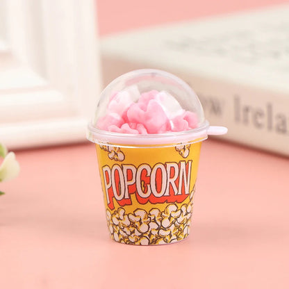 1:12 Snack per secchiello per popcorn in miniatura per casa delle bambole Fai finta di giocattoli per la decorazione alimentare