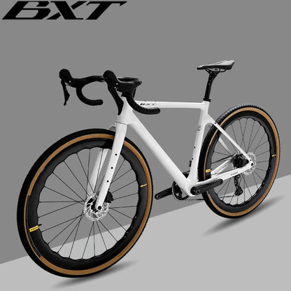 Bici Gravel In Fibra Di Carbonio 700C GRX 600 11 Velocità Con Ruote E Forcella In Carbonio