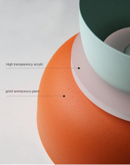 Lampada A Sospensione Macaron Nordico In Ferro Nero Design Moderno Per Soggiorno E Sala Da Pranzo
