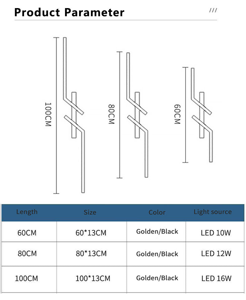 Lampada Da Parete A LED Per Camera Da Letto E Soggiorno Sconce Minimalista Con Illuminazione Uniforme