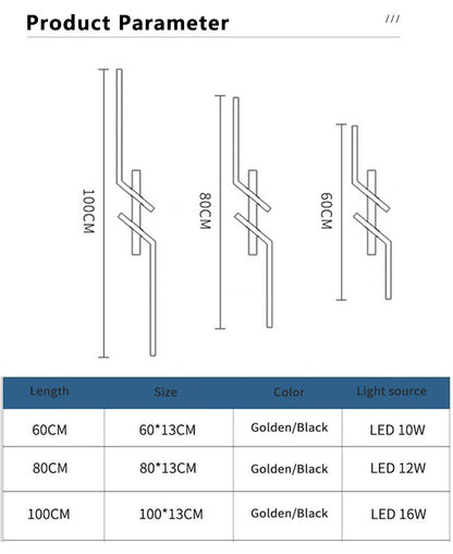 Lampada Da Parete A LED Per Camera Da Letto E Soggiorno Sconce Minimalista Con Illuminazione Uniforme