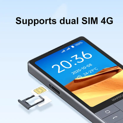 Qin F25 MTK8786 Non sbloccare Google Play Android 14 Schede SIM doppie 6 GB + 128 GB 2700 mAh WIFI Bluetooth Touch Schermo da 3,54 pollici