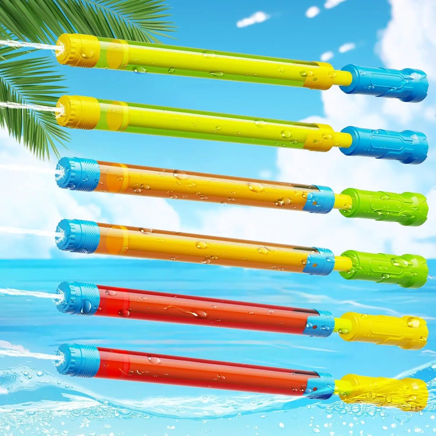 Pistola Ad Acqua 42 Cm Per Bambini Adulti Giochi Estivi All Aperto Piscina Spiaggia