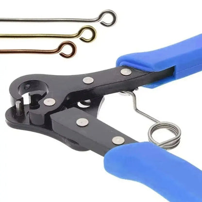 Set di pinze per filo da 1,5/2,25/3 mm per avvolgimento del filo, riparazione di flessioni, strumento per la creazione di gioielli, pinze a becchi tondi per avvolgimento di anelli metallici