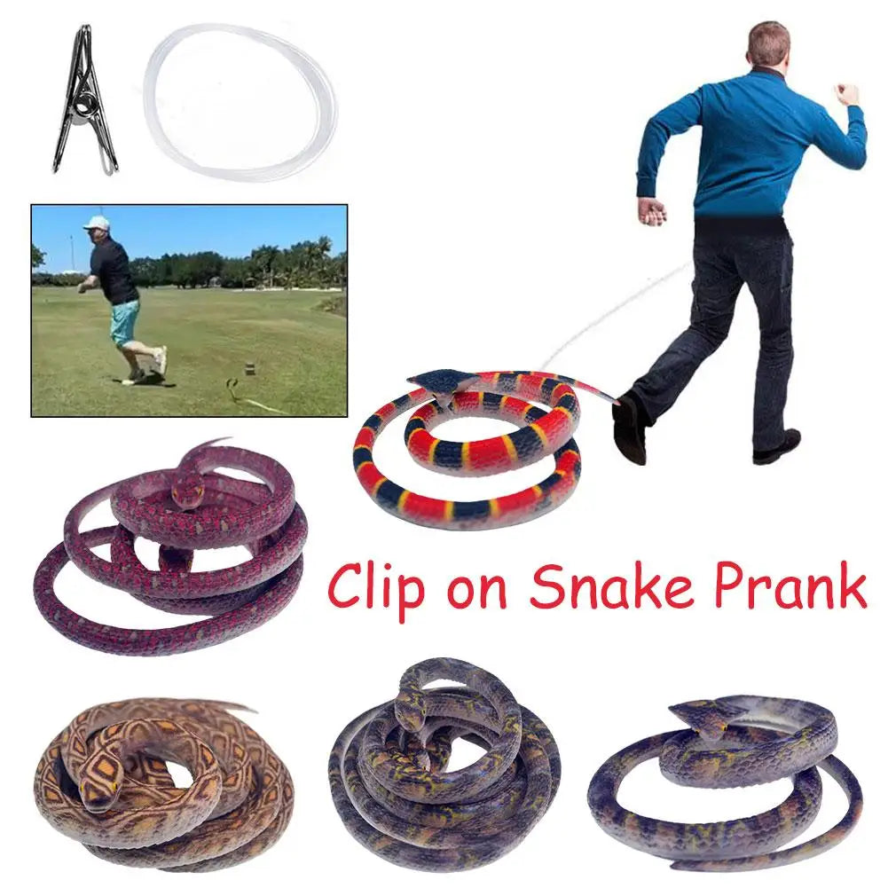 Serpente Di Gomma Finto 70 cm Realistico Per Scherzi Giocattolo Spaventa Regalo