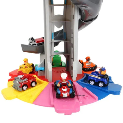 Paw Patrol Set di giocattoli Cartoon Anime Figure Patrol Canine Chase Skye Rimbalzo Bicicletta Decorazione della casa Regali di compleanno di Natale per bambini