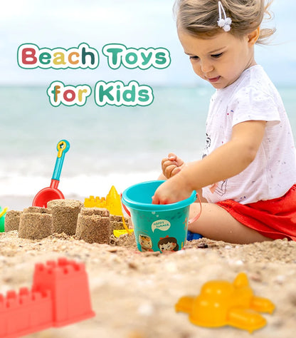 Set Giochi Spiaggia Per Bambini Con Secchiello E Paletta Per Sabbia E Attrezzi Da Acqua Estivi