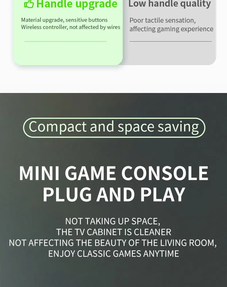 Nuova Console di Gioco Coopreme Y7 X7 128G 2026 con Sistema Linux, Video 4K, TV Box, Controller Wireless, Giochi Retro 10000+ e Supporto PSP