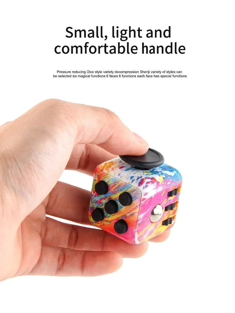 Dadi Di Decompressione Fidget Monocolore Per Sollievo Dallo Stress Rilascio Ansia Adulti E Bambini