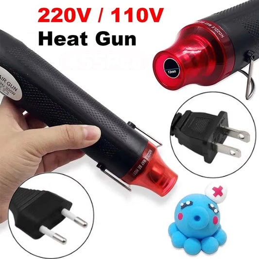 Pistola Ad Aria Calda 300W 220V Per Saldatura E Artigianato Mini Strumento Con Supporto E Funzione Termoretraibile