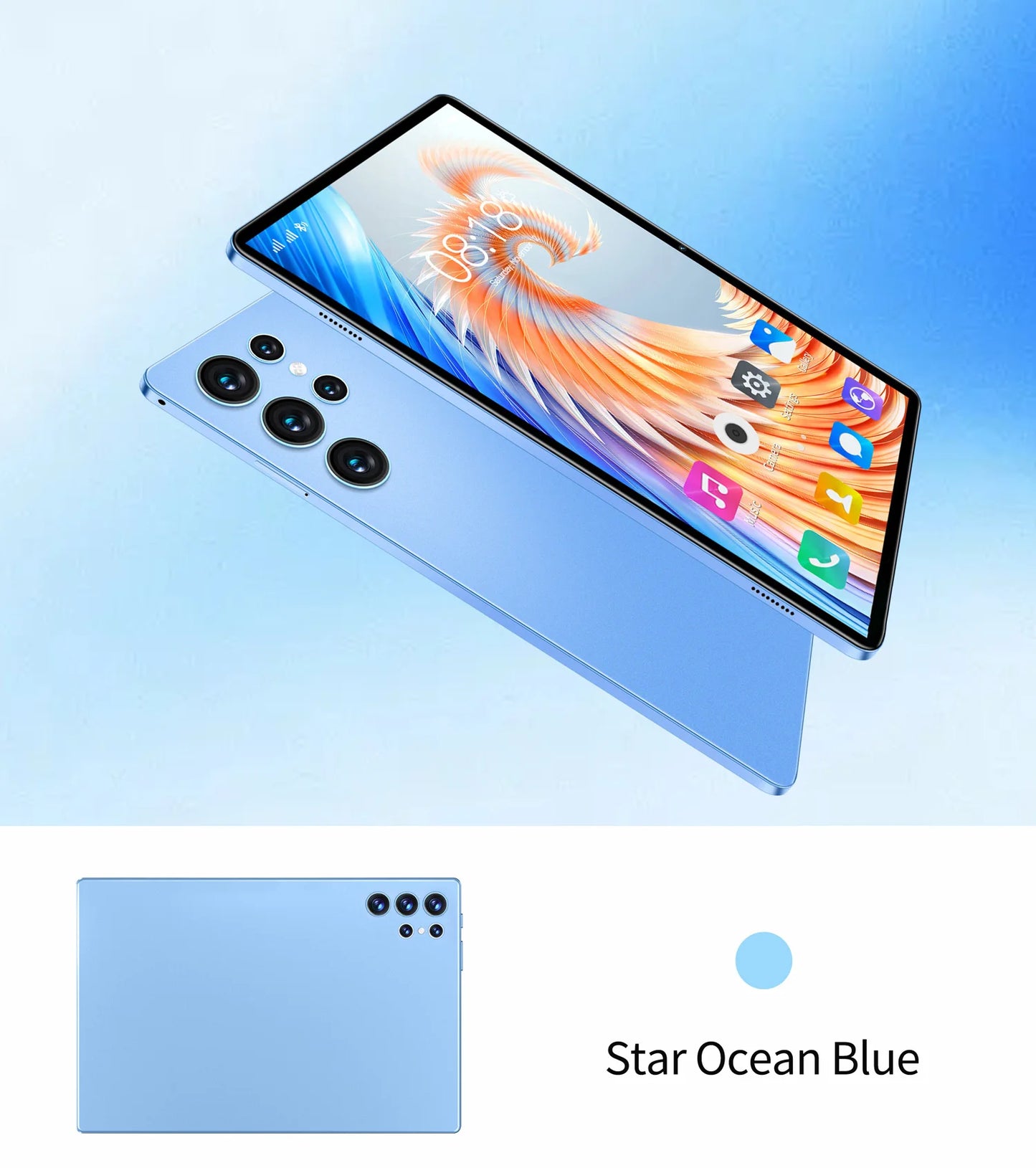 Tablet Android 10.1 Pollici Octa Core 4 GB RAM 64 GB ROM Chiamata Doppia SIM WiFi Google Play