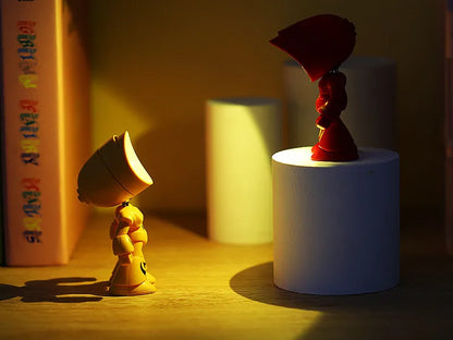 Luce Notturna LED A Forma Di Eroe Dei Cartoni Animati Lampada Da Tavolo Per Cameretta Regalo Bambini