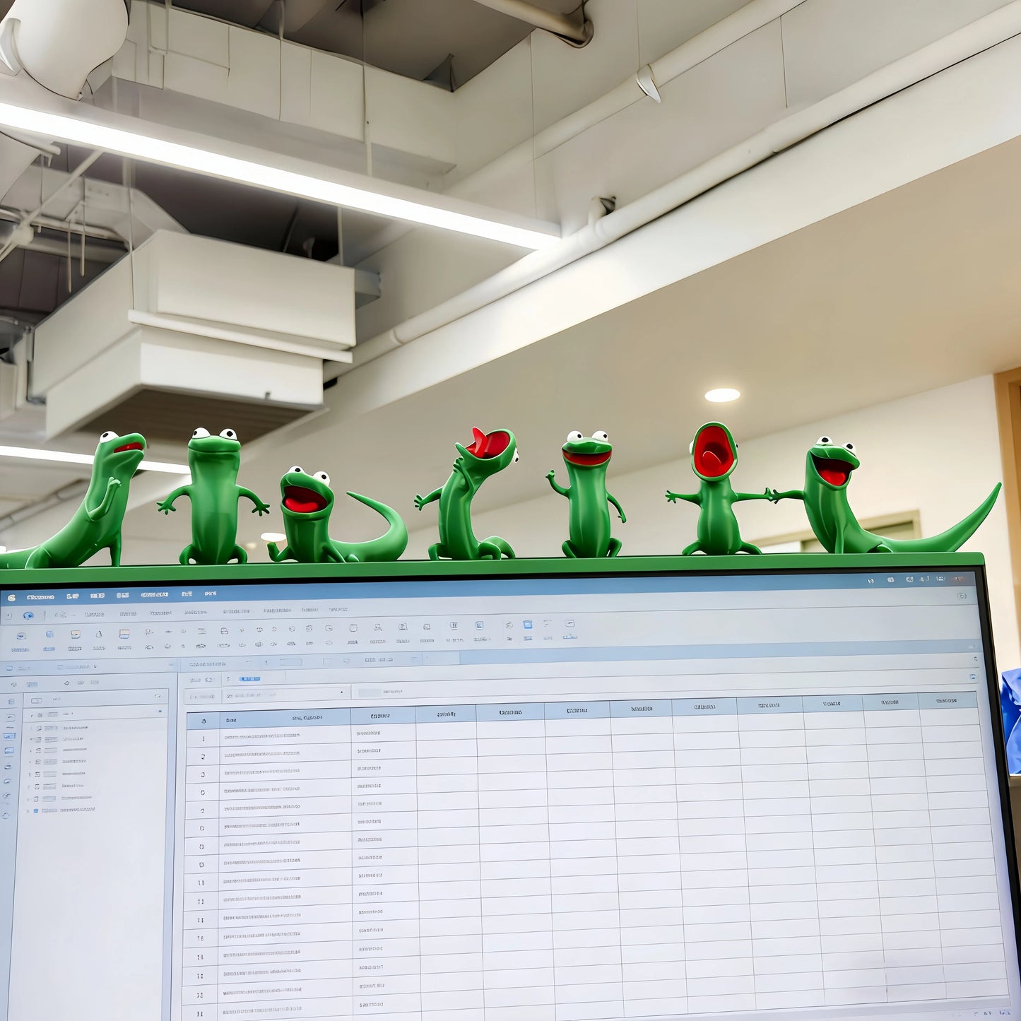 Portachiavi Acrilico 3D Verde Lucertola, Ciondolo Da Borsa E Decorazione Scrivania Cartone Animato