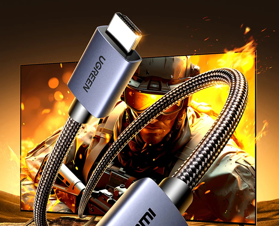 Cavo HDMI UGREEN 8K/60Hz per PS5 Xiaomi TV Box cavo 8K @ 60Hz certificato ad altissima velocità 48Gbps Dolby Vision HDCP2.3