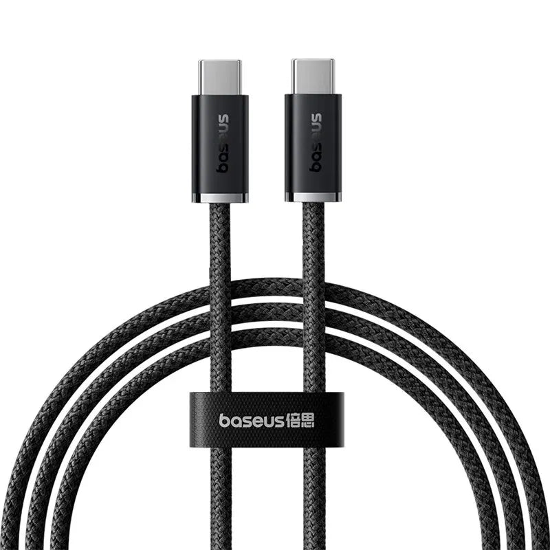 Baseus Cavo Usb C A Usb C 100 W Ricarica Veloce Treccia Alta Qualità Compatibile Con Iphone Macbook Ipad Samsung