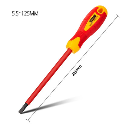 Set Cacciaviti Isolati VDE Deli Per Elettricista Con Testa Phillips A Taglio Magnetico