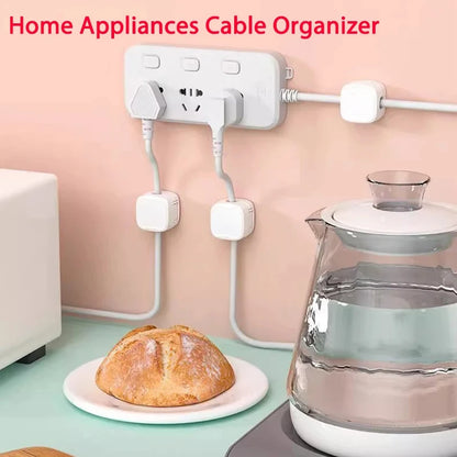 Portacavi magnetico con clip per cavi, porta cavi adesivo, organizer per cavi per la gestione della scrivania dell'home office