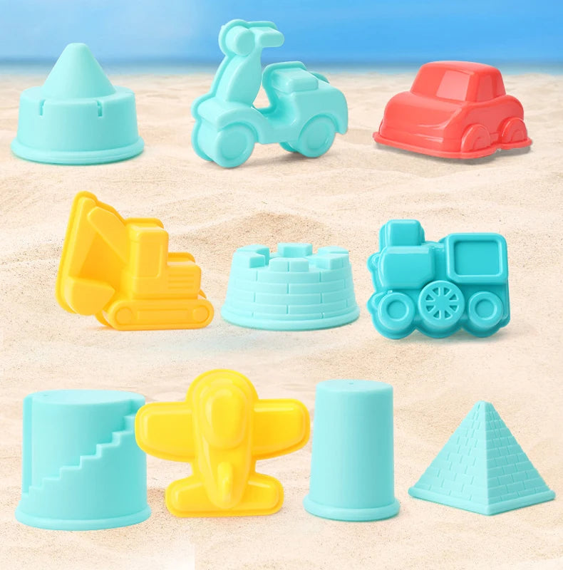 Set Giochi Spiaggia Per Bambini Con Secchiello E Paletta Per Sabbia E Attrezzi Da Acqua Estivi