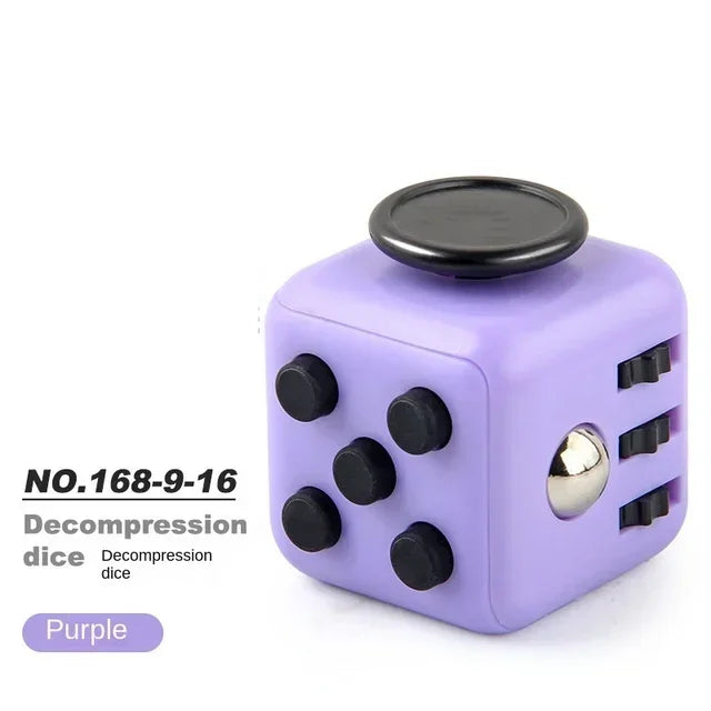 Dadi Di Decompressione Fidget Monocolore Per Sollievo Dallo Stress Rilascio Ansia Adulti E Bambini