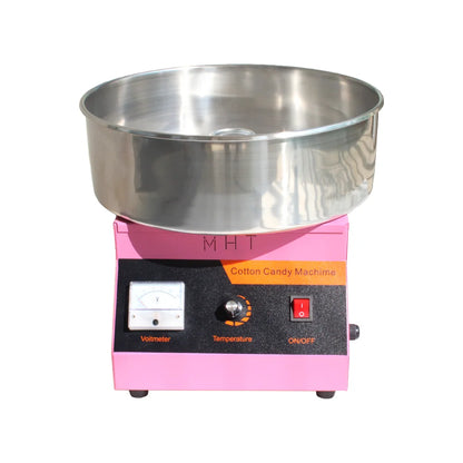 Macchina Elettrica per Zucchero Filato in Acciaio Inox 500W per Uso Domestico e Feste