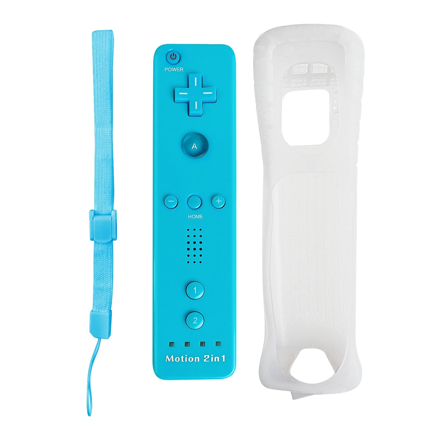 Set controller 2 in 1 per Nintendo Wii Joystick Motion Plus opzionale Gamepad remoto wireless con custodia in silicone Videogioco