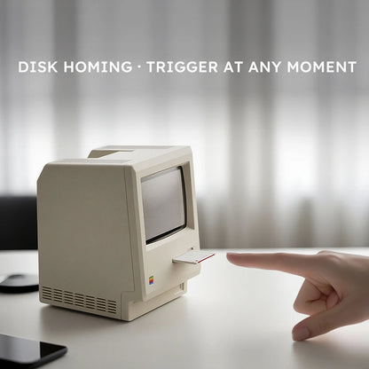 Sveglia retrò Maclock Macintosh Un classico ornamento da tavolo con un design dell'orologio digitale
