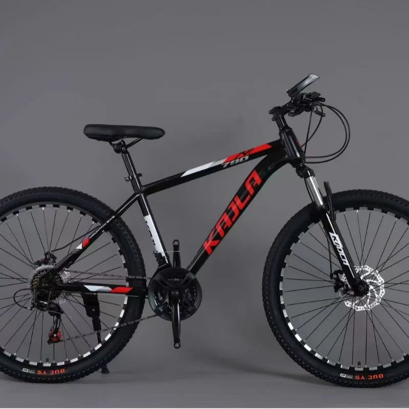 Mountain Bike Per Adulti 26 Pollici Trasmissione A 21 Velocità Telaio In Acciaio Rockbrook