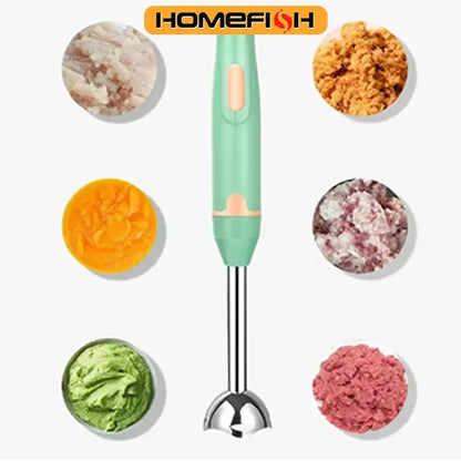 Frullatore Ad Immersione Homefish Con Tritatutto In Acciaio