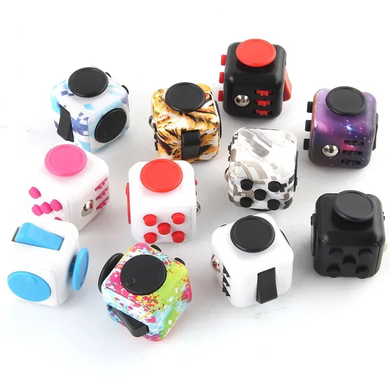 Dadi Di Decompressione Fidget Monocolore Per Sollievo Dallo Stress Rilascio Ansia Adulti E Bambini