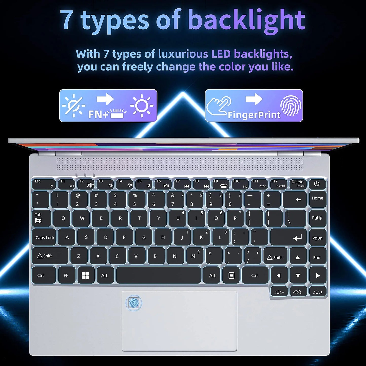 Laptop 14 Pollici Touch Screen 4 In 1 Con Windows 11 Celeron N95 16GB RAM Notebook Per Studenti