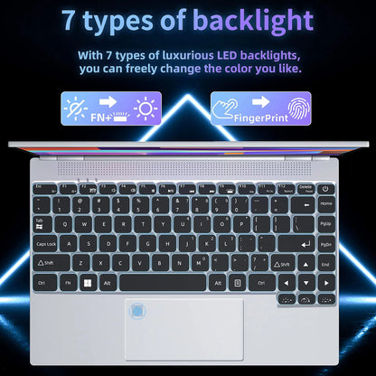 Laptop 14 Pollici Touch Screen 4 In 1 Con Windows 11 Celeron N95 16GB RAM Notebook Per Studenti