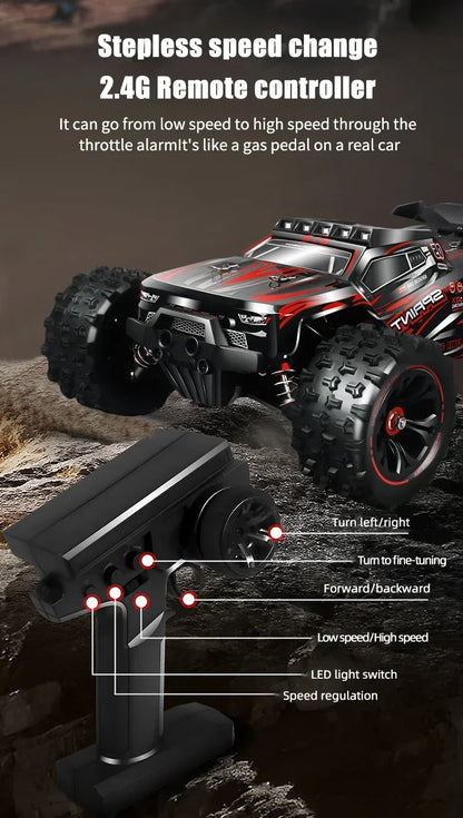 9522PRO 85KM/H Auto RC ad alta velocità Brushless a quattro ruote motrici Off-road Drift 1:16 Auto da corsa professionale 9522 50KM/H Giocattolo per ragazzi