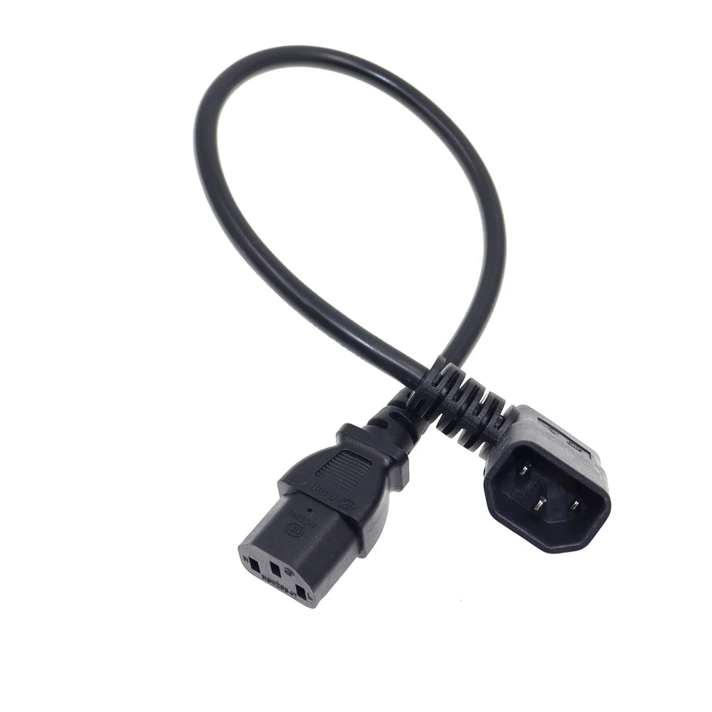 Cavo di prolunga angolare convertitore angolare IEC60320 C13 C13 a C14 Cavi di alimentazione angolare PDU Cavo di alimentazione CA maschio-femmina 10A 250V