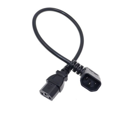Cavo di prolunga angolare convertitore angolare IEC60320 C13 C13 a C14 Cavi di alimentazione angolare PDU Cavo di alimentazione CA maschio-femmina 10A 250V