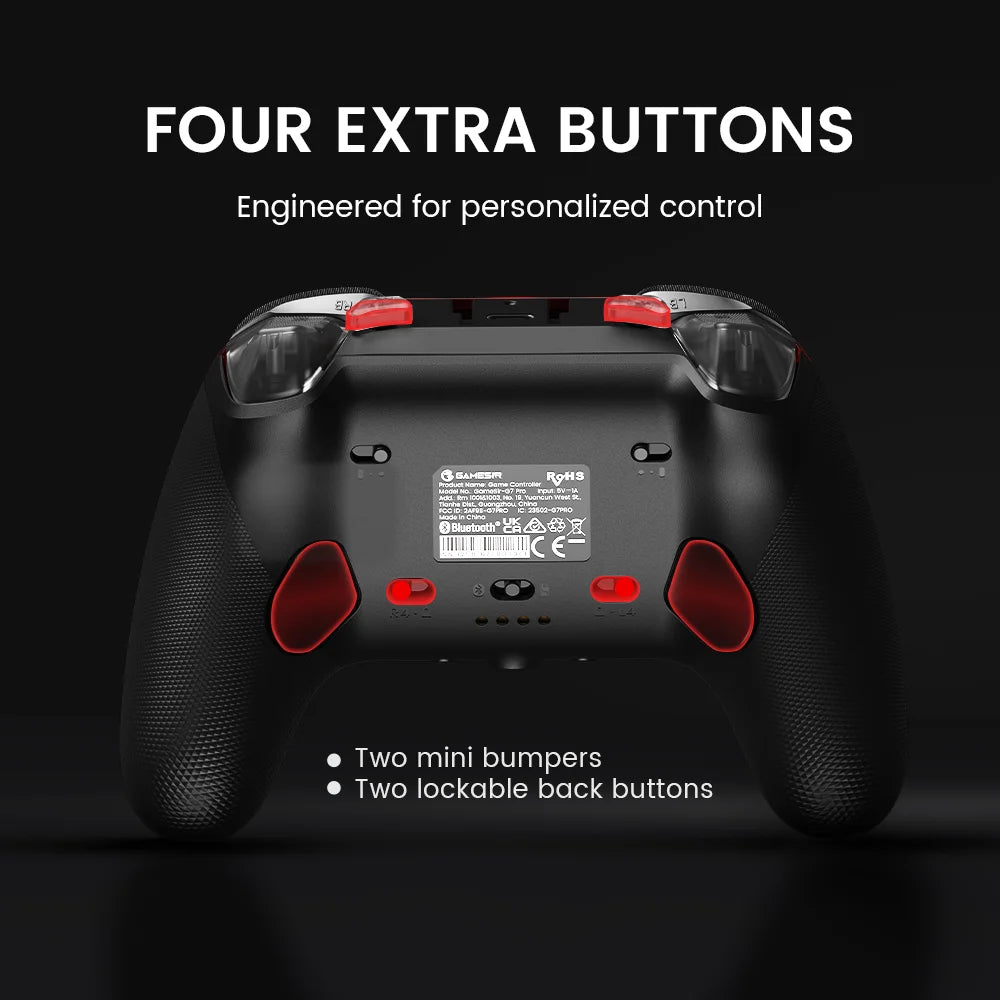 Controller GameSir G7 Pro per Xbox Series X | S, Xbox One X | S, Steam, PC, Telefono Android - Effetto Hall, Base di ricarica, Giroscopio