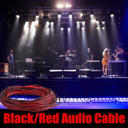 Cavo audio da 20 m di lunghezza Filo di rame Cavo per altoparlanti Cavo audio Cavo per altoparlante Cavo LED Prolunga Cavo di prolunga Cavo connettore