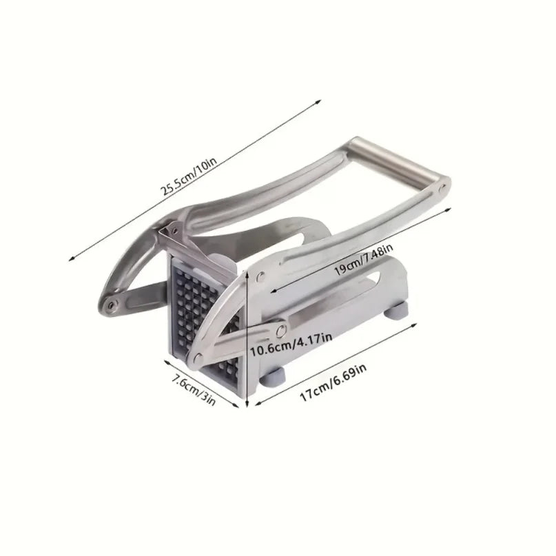 Set Utensili Da Cucina In Acciaio Inox Per Frutta Verdura Affettatrice Taglia Patatine E Tritatutto