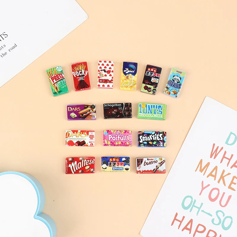 Set Da 10 Miniature Snack In Resina Per Casa Delle Bambole Decorazioni Cucina E Supermercato