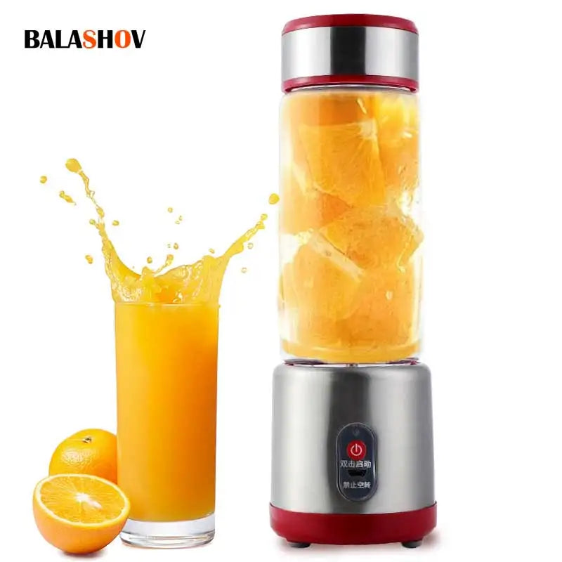 Spremiagrumi Elettrico USB Ricaricabile Multifunzionale Frullatore Estrattore di Succo