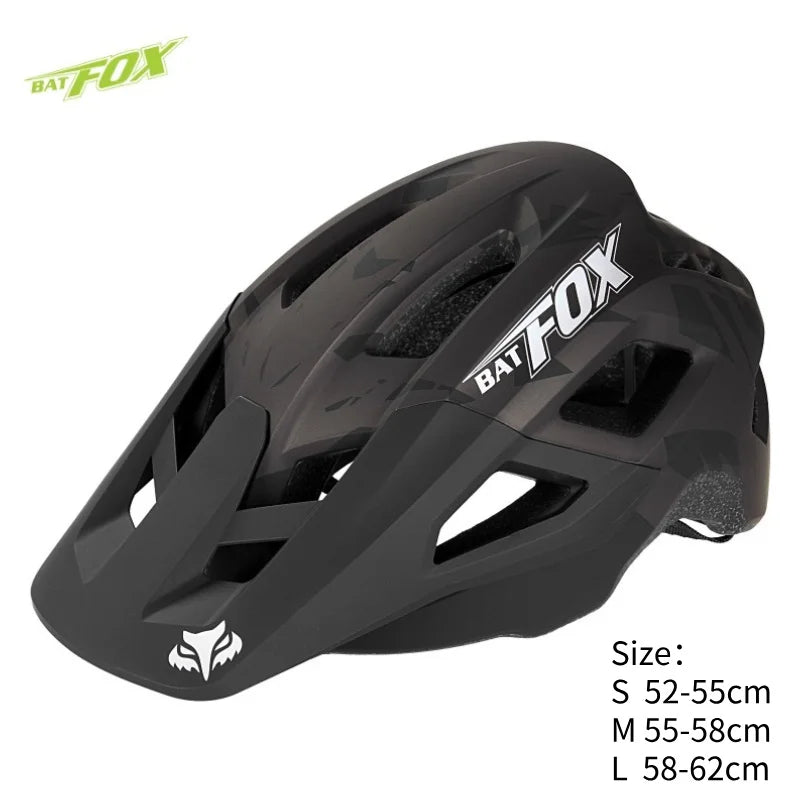 Casco Da Bicicletta Batfox Speedframe MTB Leggero Con Certificazione CE Aerodinamico E Protezione Affidabile