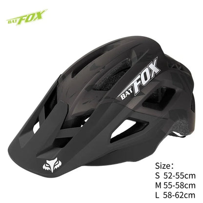 Casco Da Bicicletta Batfox Speedframe MTB Leggero Con Certificazione CE Aerodinamico E Protezione Affidabile