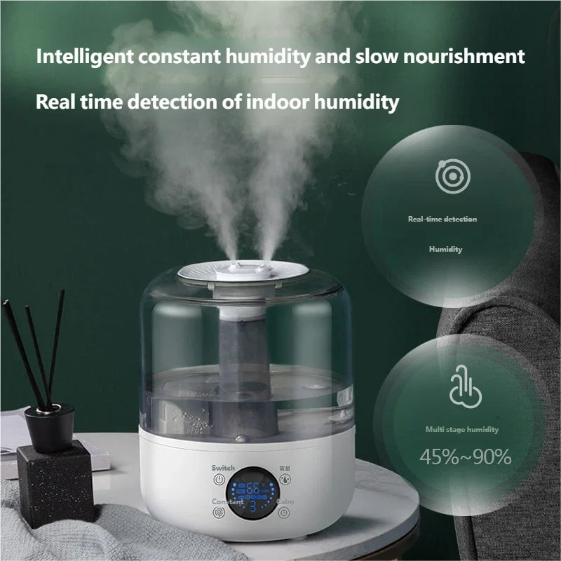 Diffusore Di Aromi Per Piante Silenzioso Umidificatore Da 3 Litri Con Timer Remoto