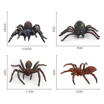 Ragno Finto 10 Cm Modello Realistico Per Scherzi Halloween Giocattolo Divertente Bambini