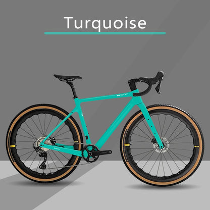 Bici Gravel In Fibra Di Carbonio 700C GRX 600 11 Velocità Con Ruote E Forcella In Carbonio