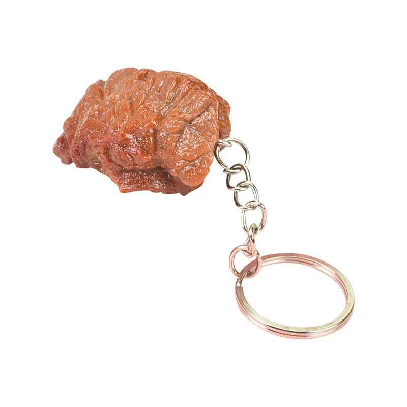 Portachiavi Cubi di Manzo Finti in Plastica
