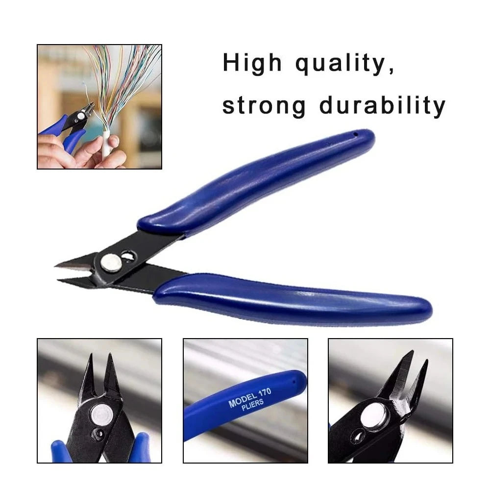 Pinze Diagonali In Plastica Per Elettricista Strumento Multiuso Taglio Laterale Tagliafili Professionali