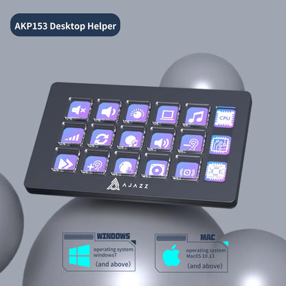 Pannello Di Controllo Desktop Programmabile Con Pulsanti Macro Personalizzabili Mini Tastiera Per Scenari Multipli