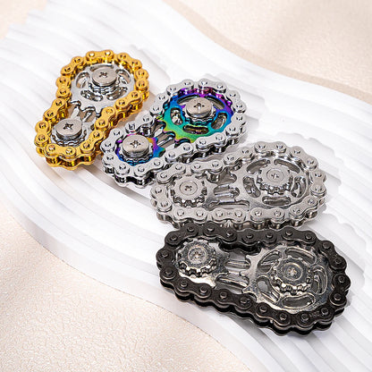 Giroscopio Fidget Spinner In Metallo Antistress Edc Per Ansia Ufficio Casa Adulti Bambini